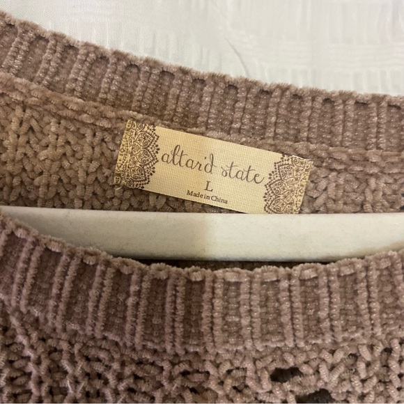 Altar’d State Crop Chenille Sweater - Picture 4 of 7